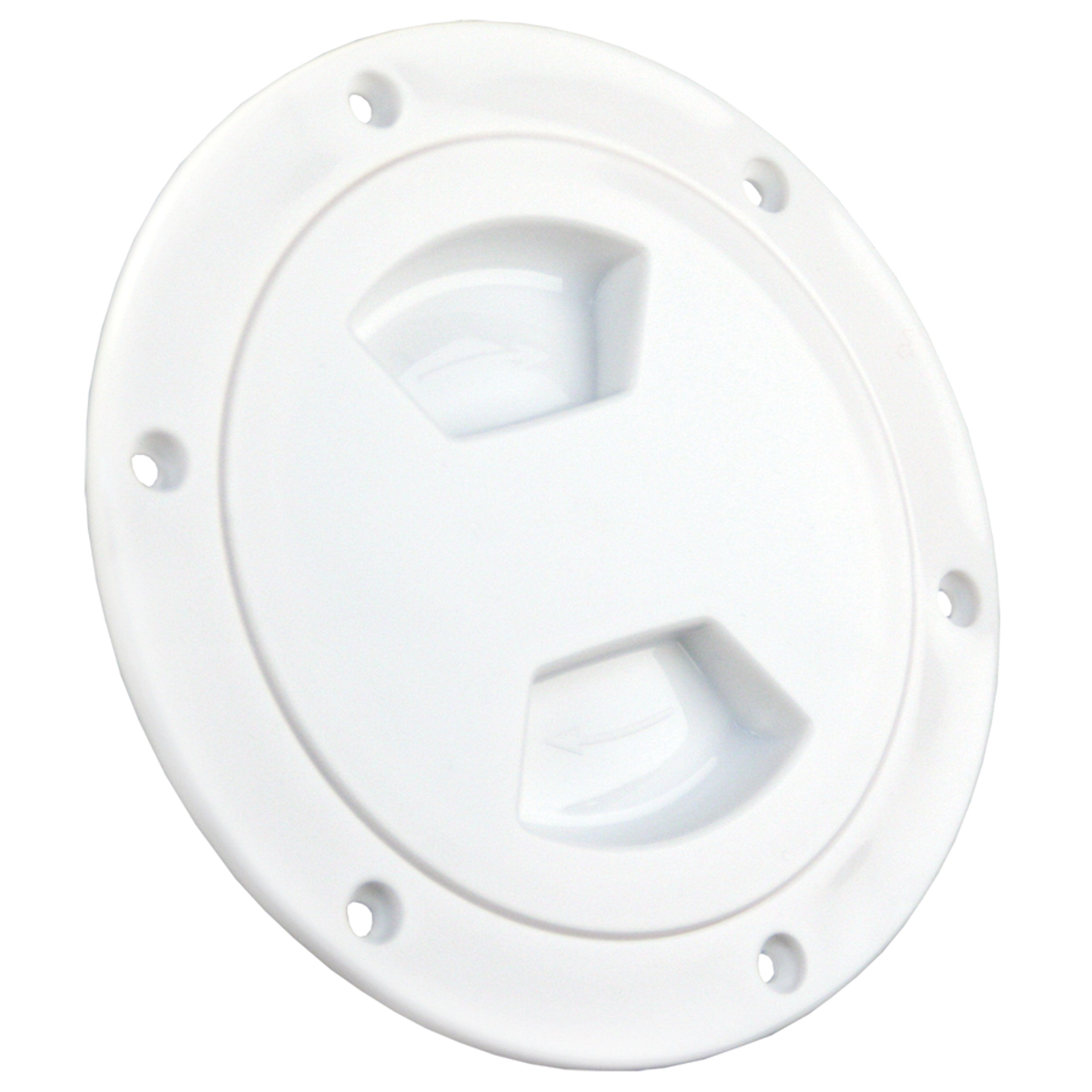 JR Products 31005 Access/Deck Plate - 4", White