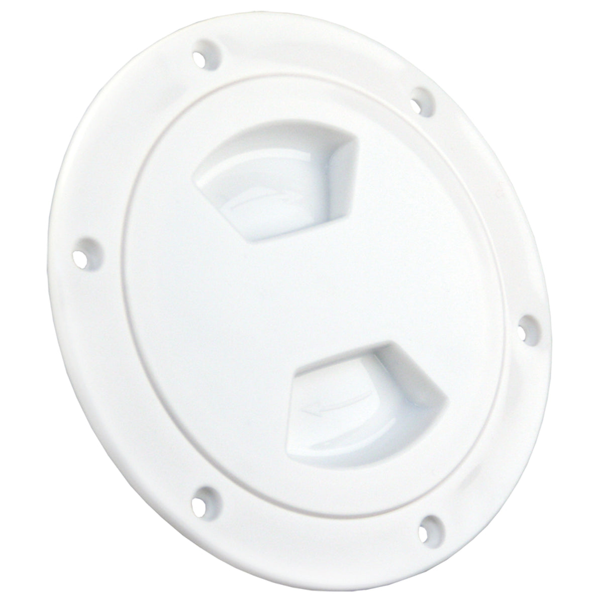 JR Products 31005 Access/Deck Plate - 4", White