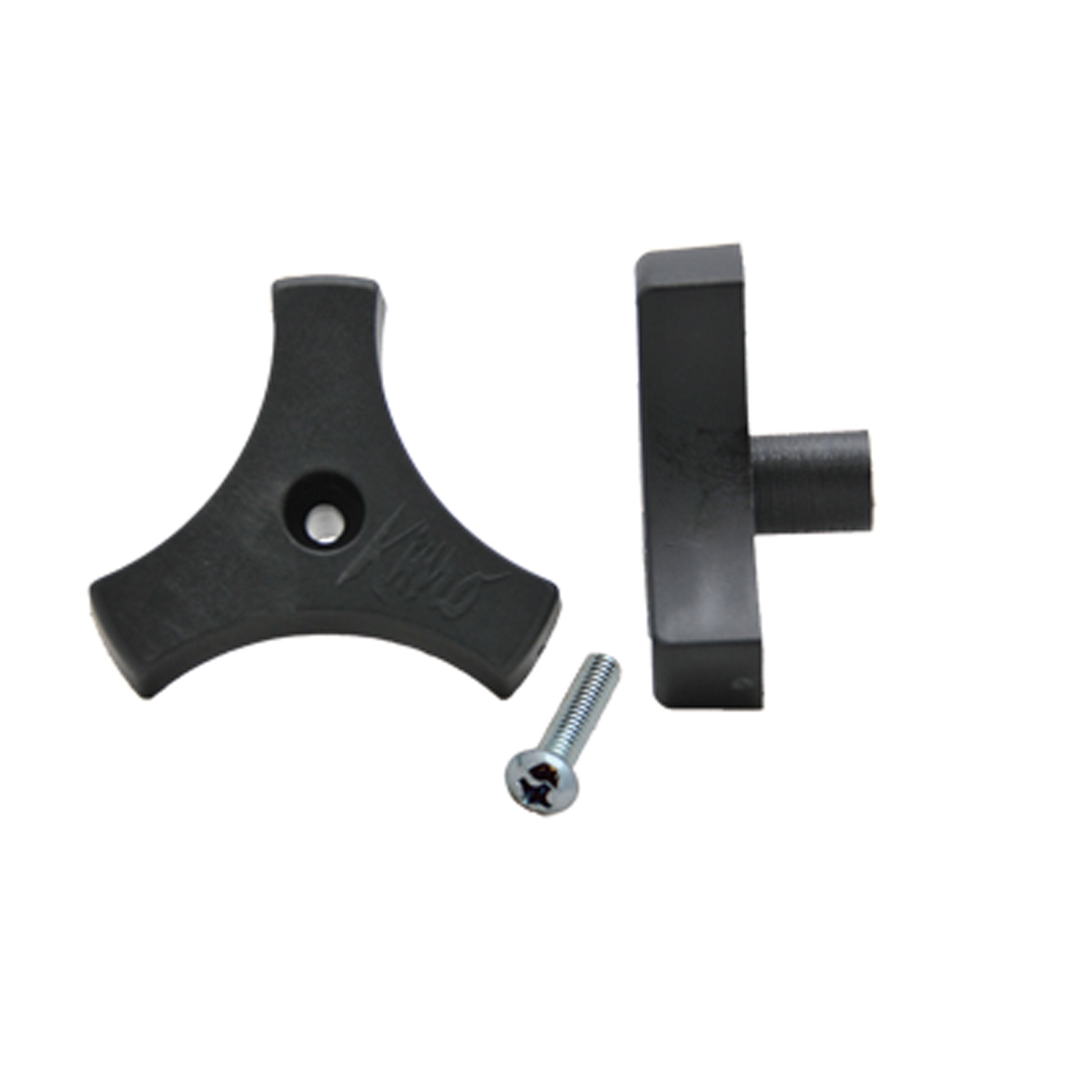 AP Products 013-513 Window Crank Knob with Screw, 2" / Black