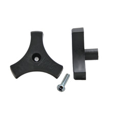 AP Products 013-513 Window Crank Knob with Screw, 2" / Black