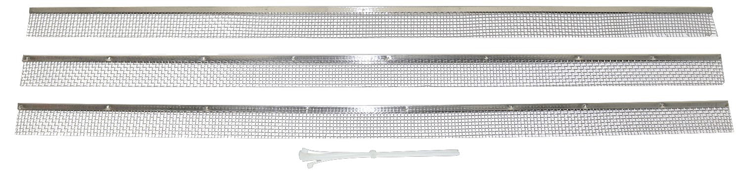 Valterra A10-1312VP Bug Screen for RV Refrigerator Vent - Fits Norcold with 27.5" Louver Opening, Pack of 3