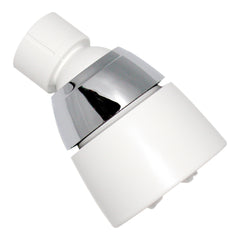Phoenix Faucets by Valterra PF275002 Replacement Shower Head - 3/8" Inlet, White/Chrome