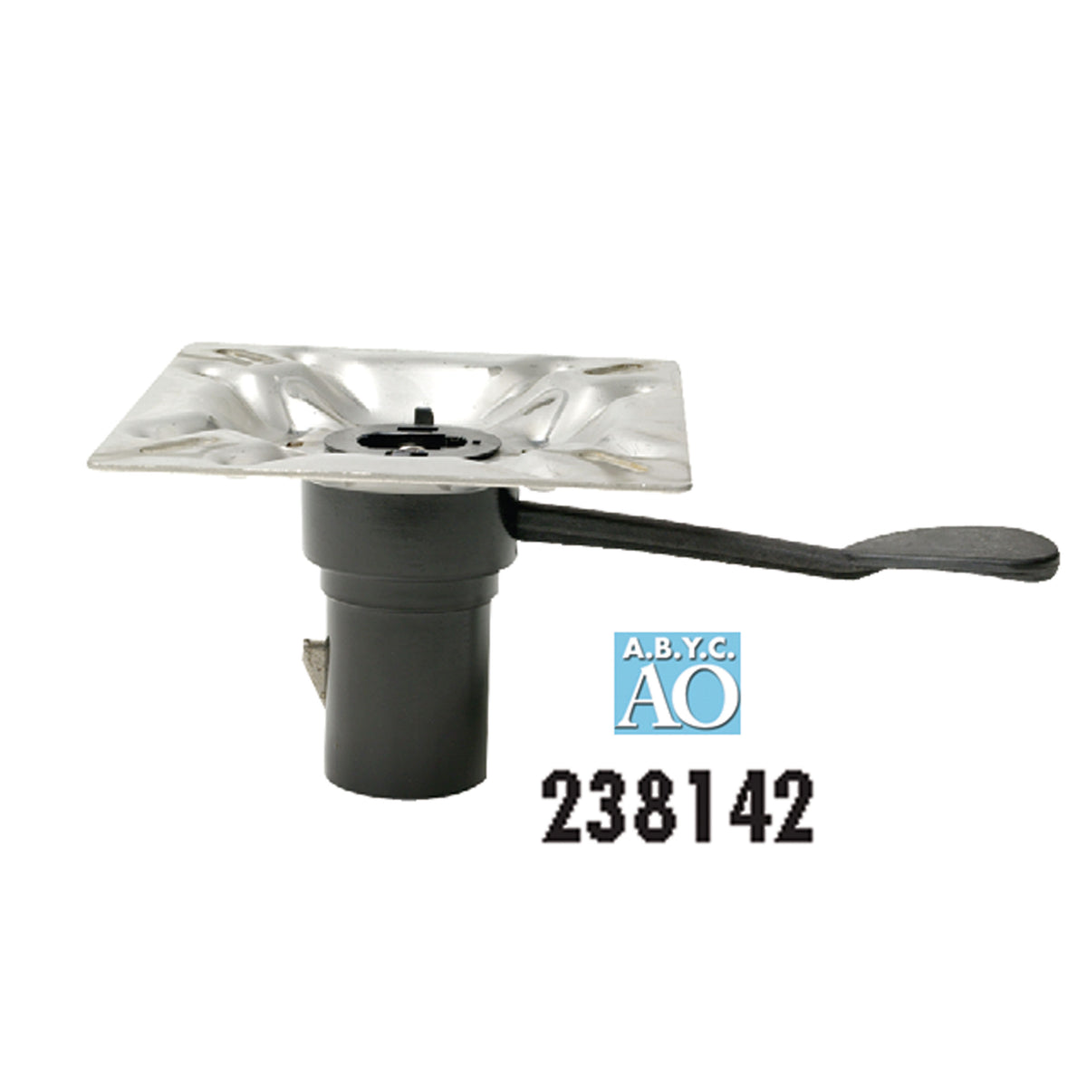 Attwood 238142-7 238 Series Stainless Steel Seat Mount - 3Â° Tilt, Right Handle