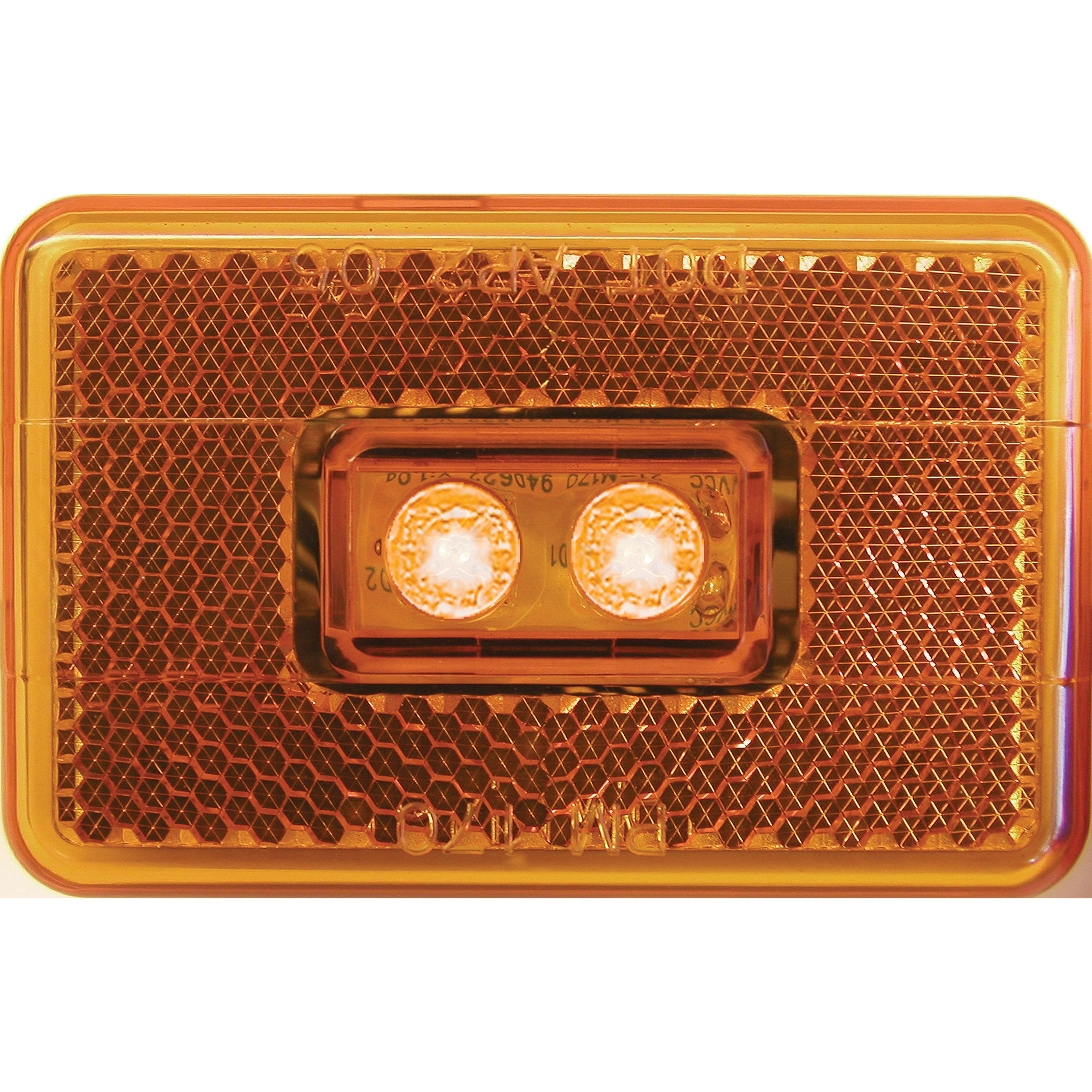Peterson V170A The 170 Series Piranha LED Clearance/Side Marker Light with Reflex - Amber