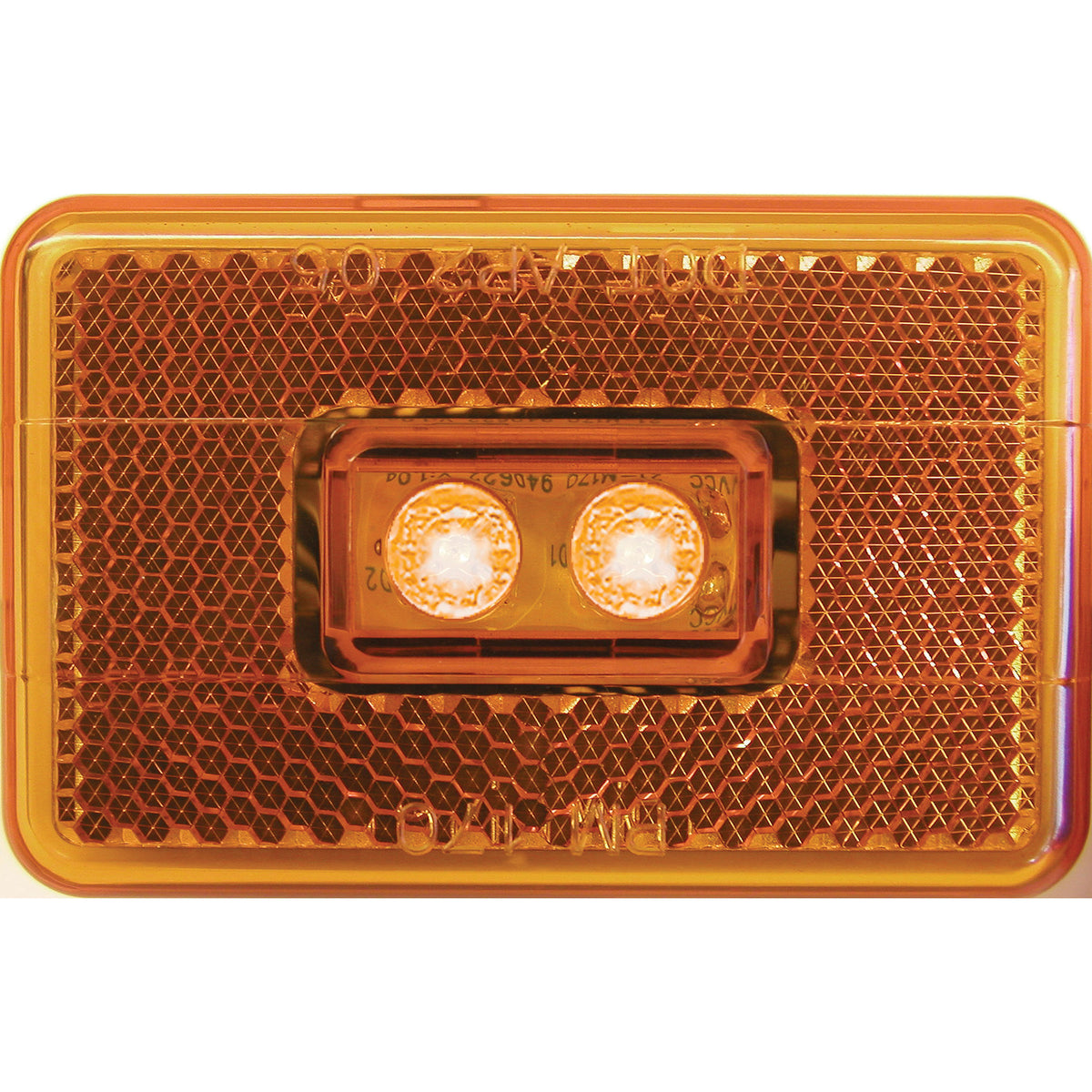 Peterson V170A The 170 Series Piranha LED Clearance/Side Marker Light with Reflex - Amber