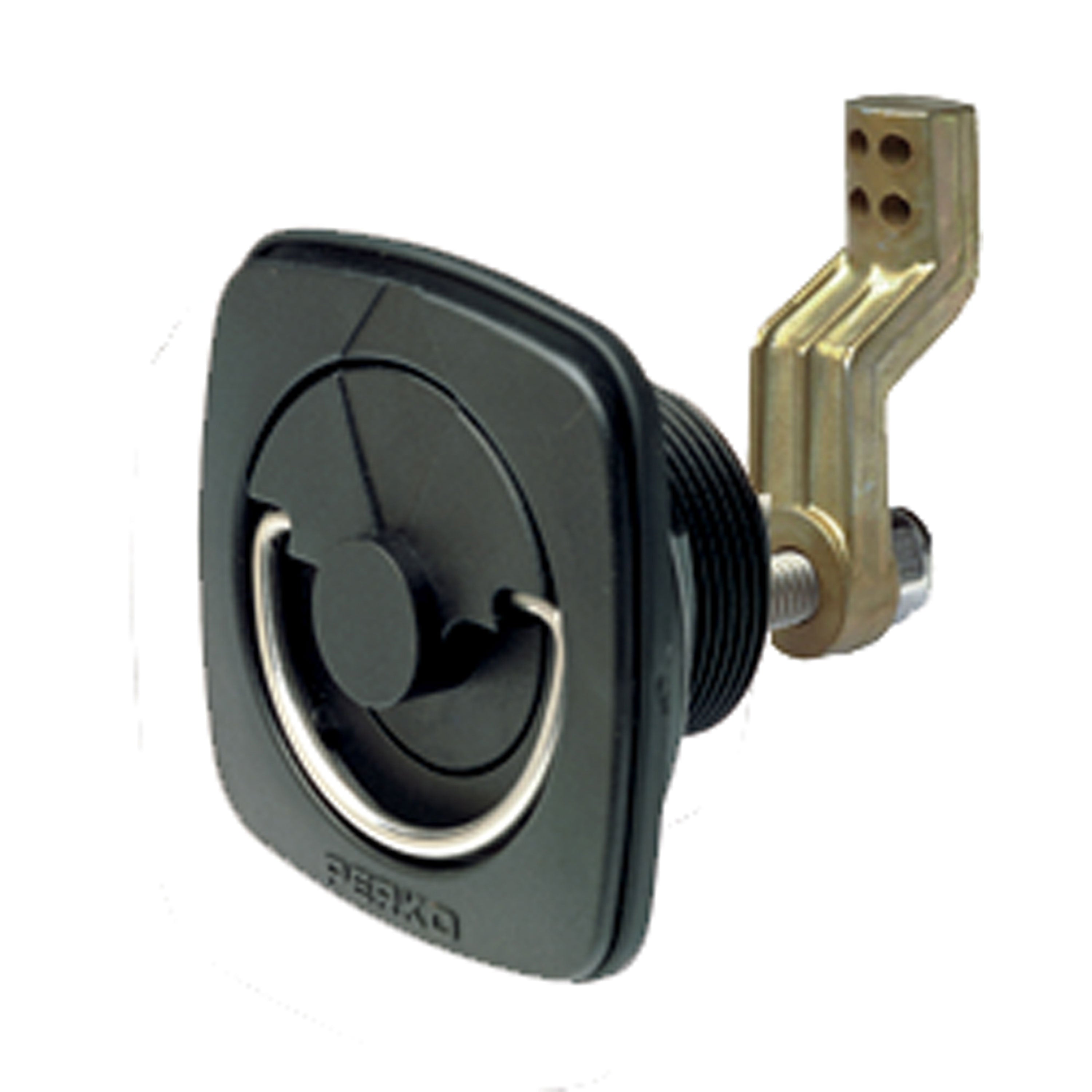 Perko 1082DP1BLK Flush Mount Latch - 3/8" to 3" Cam, Black