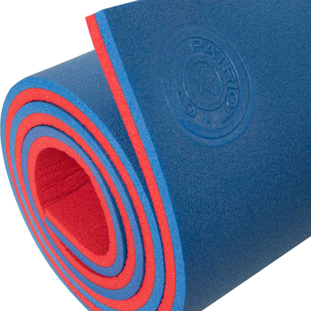 Idol Surf 22-206-12 Patriot Pad Foam Watermat - 2-Ply, 12', Red/Blue