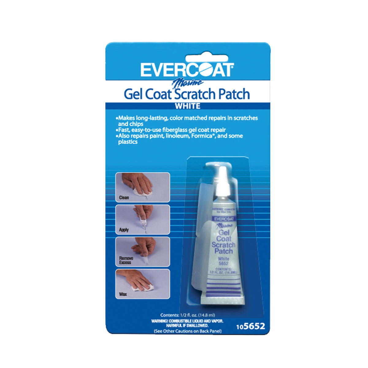 Evercoat 105652 Gel Coat Scratch Patch - 1 oz, White