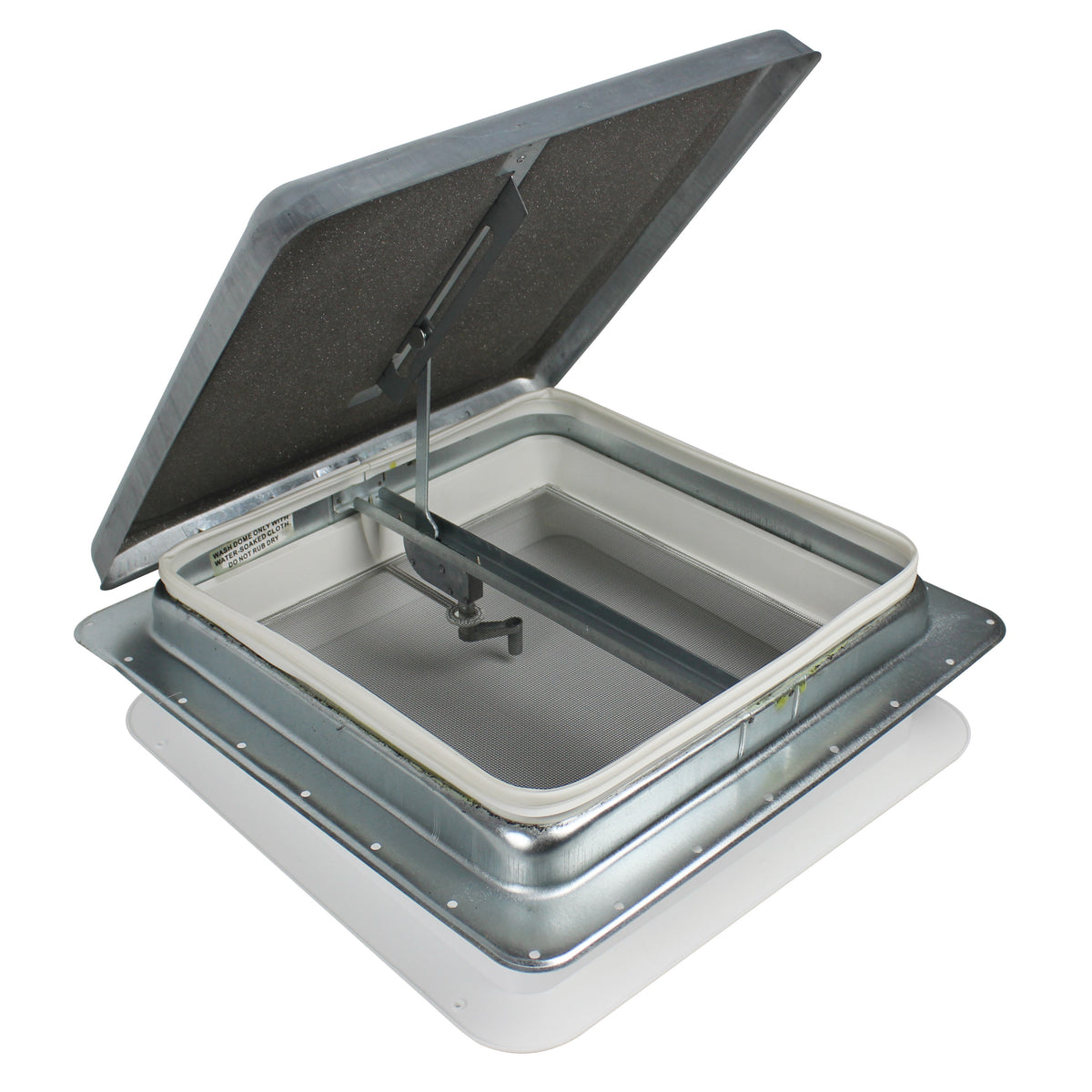 Heng's 75111-C4G1 Standard Mount Universal Vent - 14" x 14", Colonial White