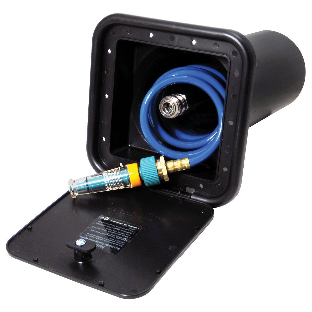 Phoenix Faucets PF147008 Spray-Away Self Storing Sprayer with Quick Connect Valve - 15' Coiled Hose, Black