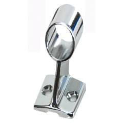 Whitecap S-1489C 60Â° Center Handrail Stanchion - 7/8" x 1-1/2", CP/Zamac