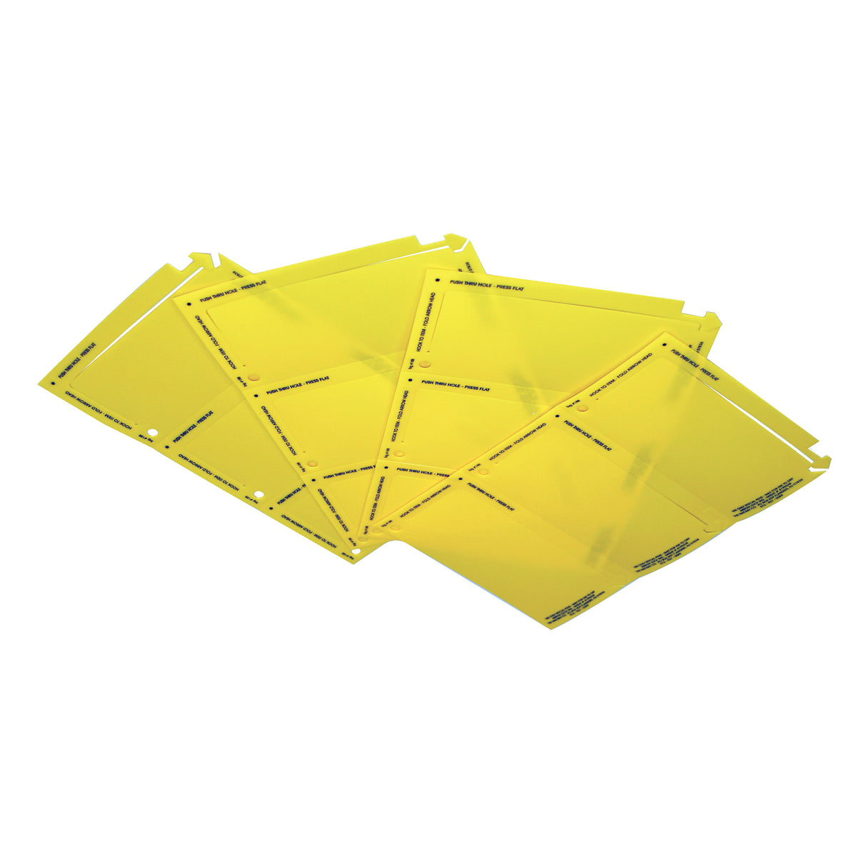 MacRay 188 YELLOW Arrow Lock Identification Tags, 150 Pack - Yellow