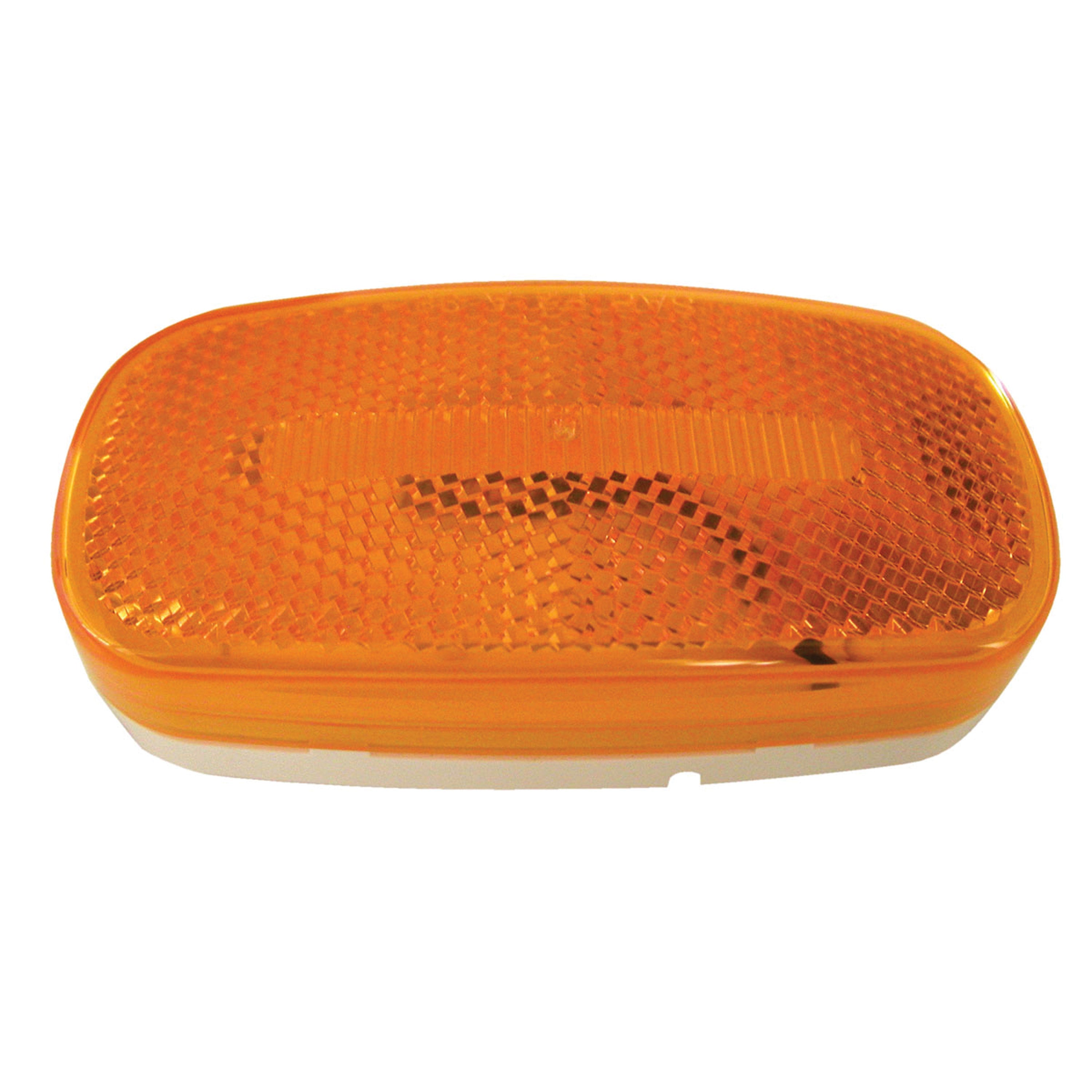 Peterson V180A The 180 Series Piranha LED Oval Clearance/Side Marker Light With Reflex - Amber