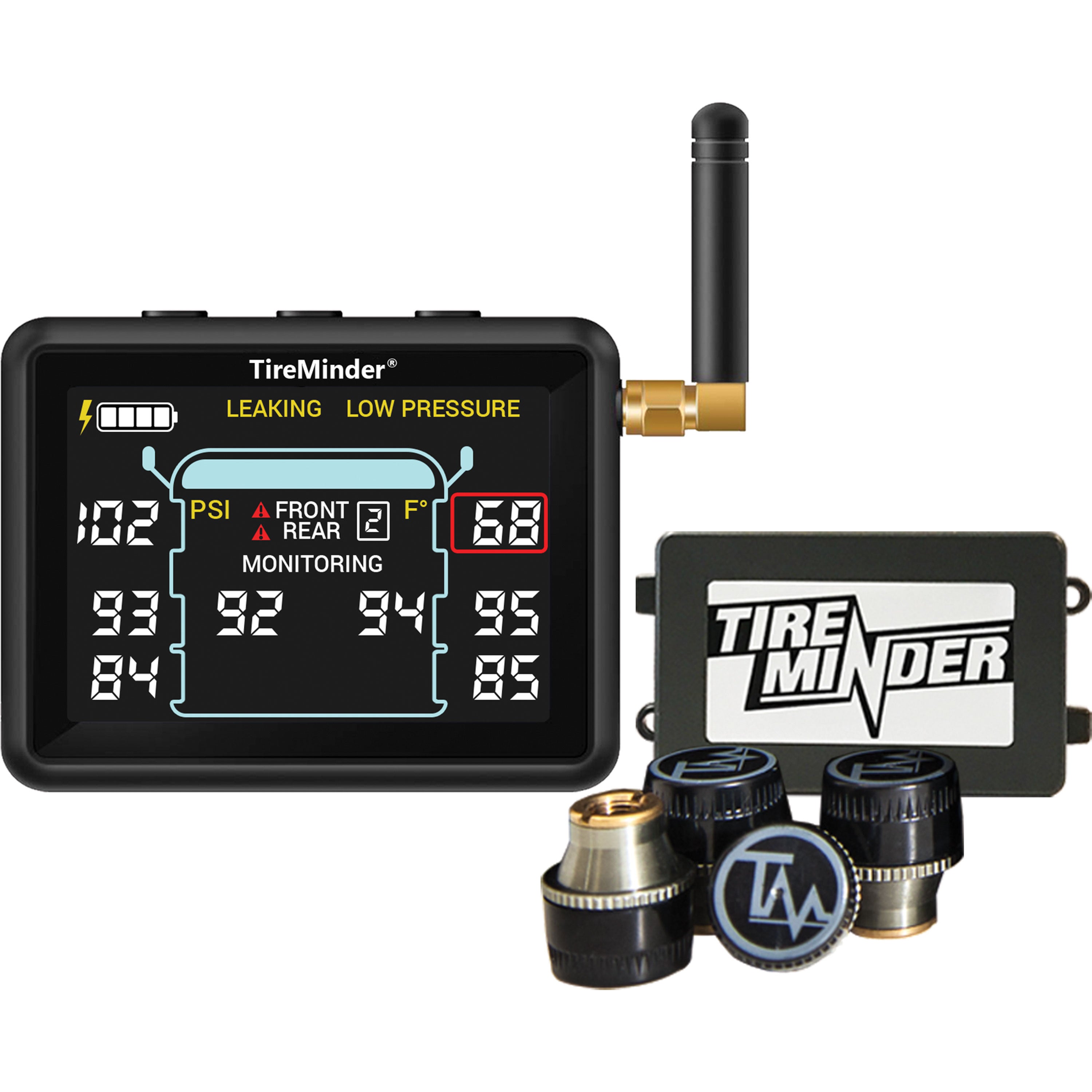 Minder Research TM22141 TireMinder i10 RV TPMS with 4 Transmitters