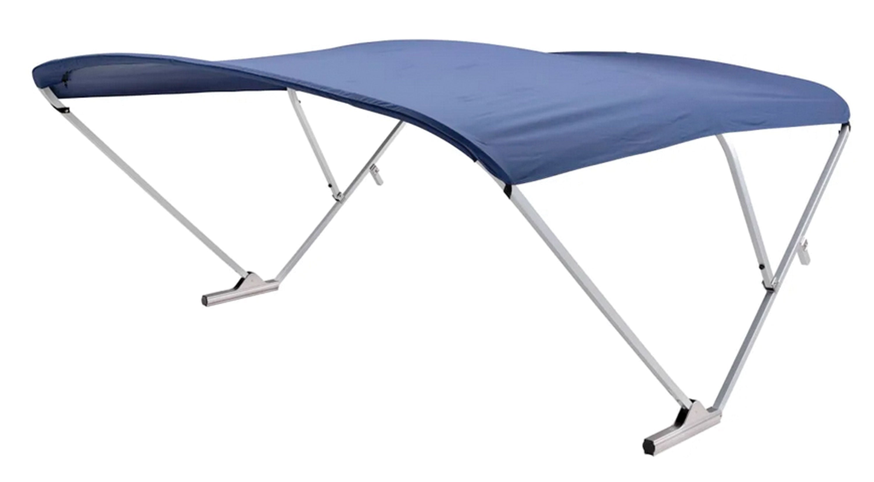 Lippert 2020000301 SureShade Power Bimini - Clear Anodized Frame with Navy Fabric