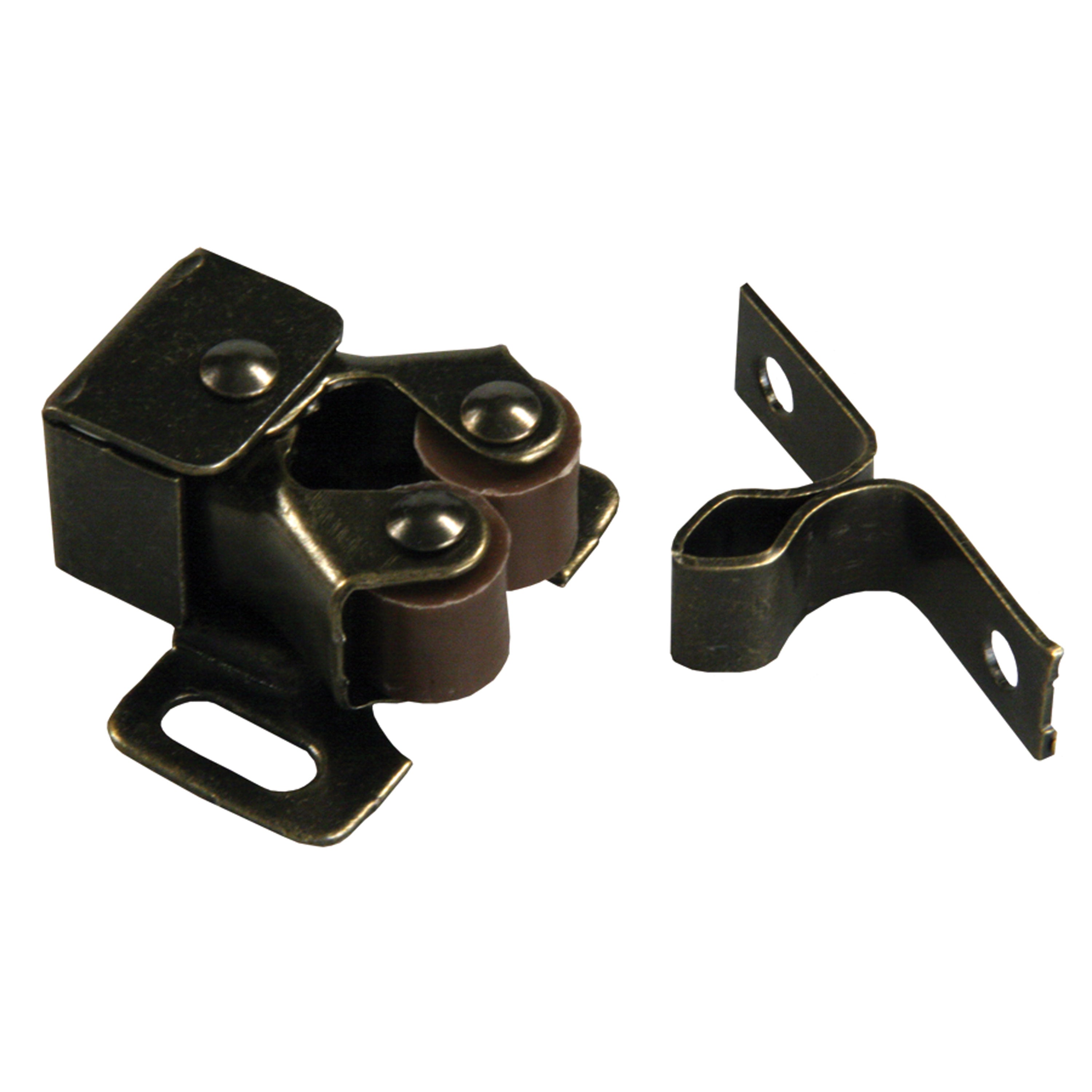 JR Products 70235 Double Roller Cabinet Catch with Prong