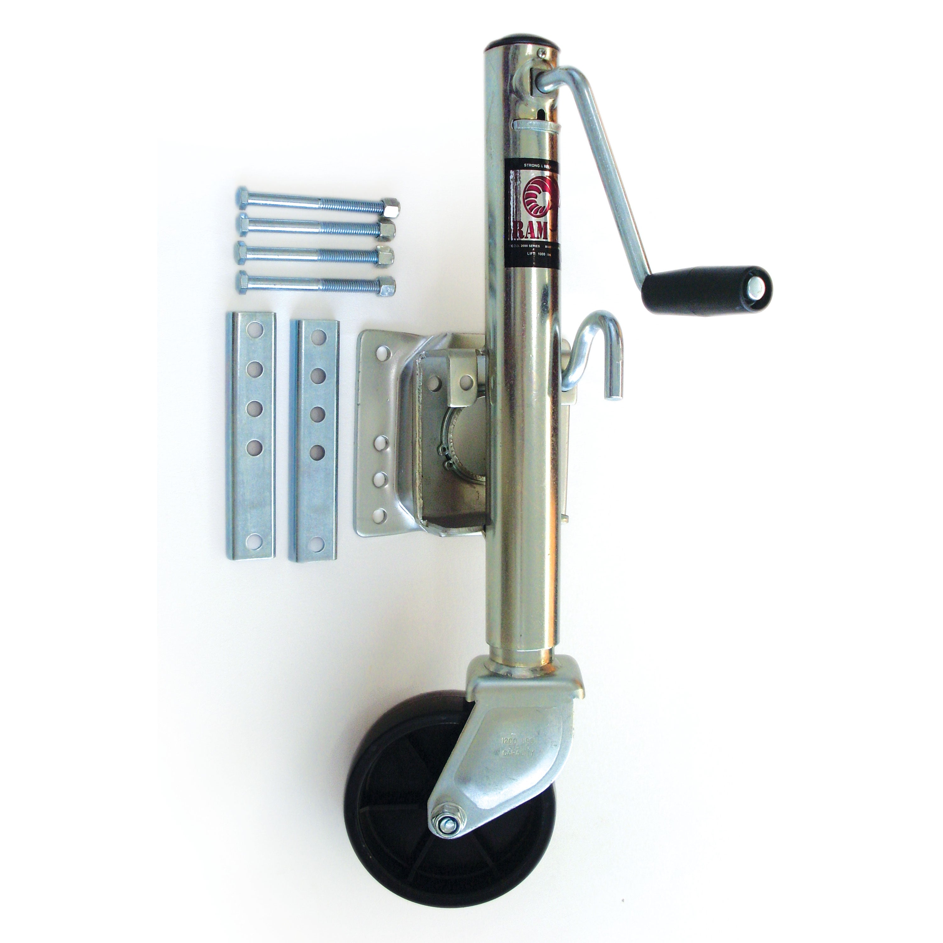Ram MJ-1001BBX Swivel Tongue Jack - 1,000 lb, Boxed