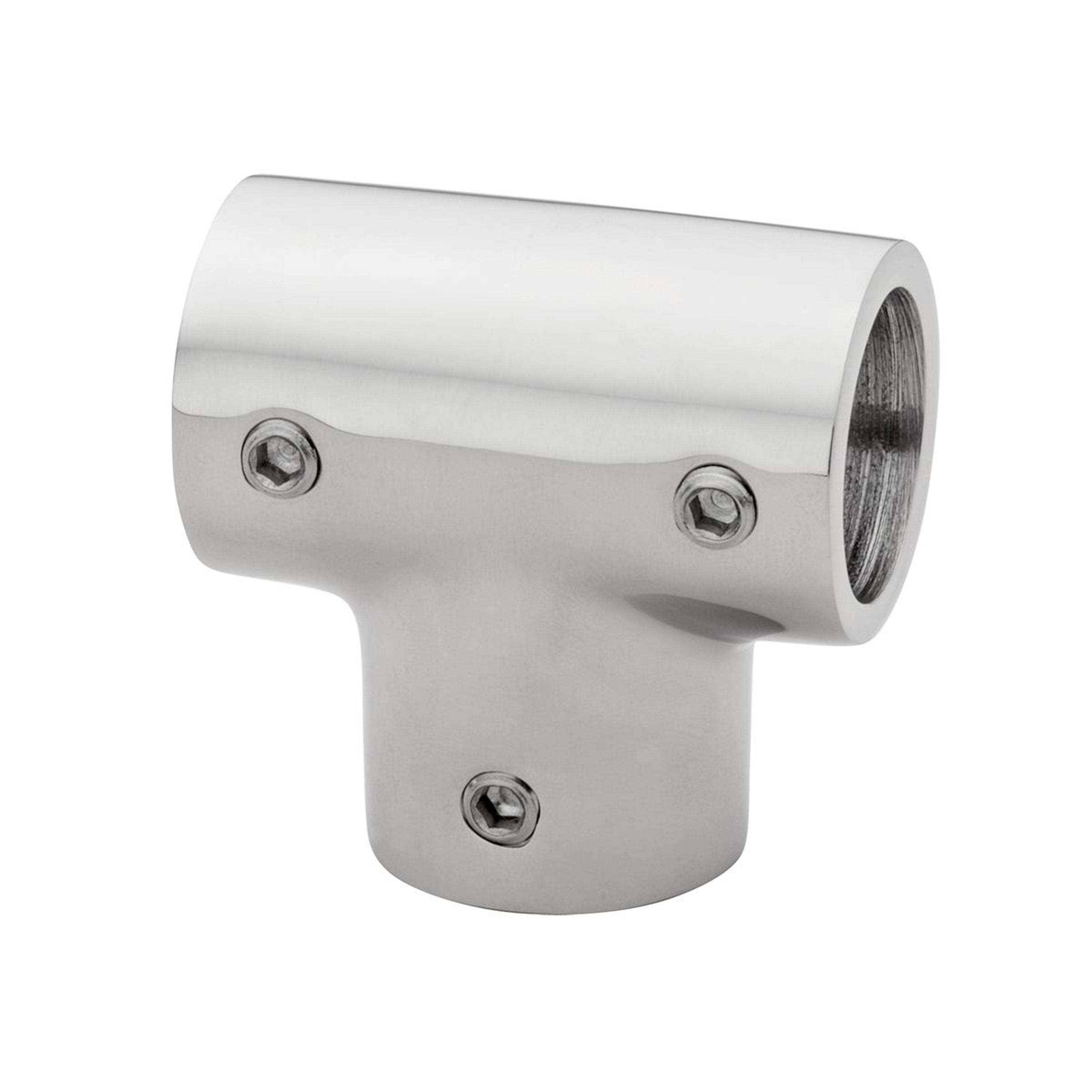 Whitecap 6143C 90Â° Tee Rail Fitting - 1", 316 SS