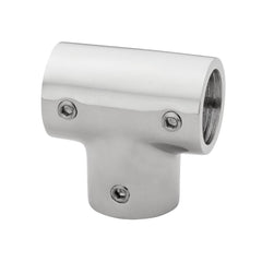 Whitecap 6143C 90Â° Tee Rail Fitting - 1", 316 SS