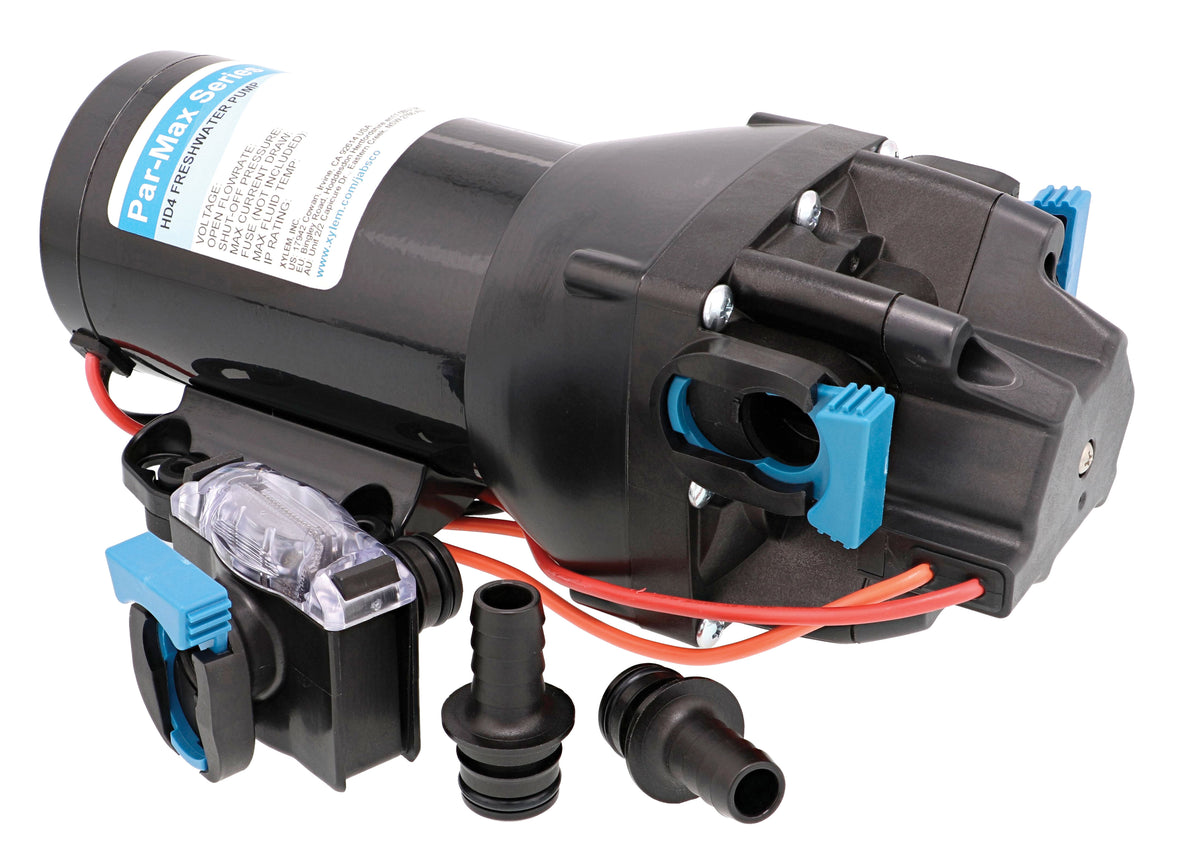 Jabsco Q401J-115S-3A ParMax HD4 Marine Freshwater Delivery Pump - 12V, 4 GPM, 40 PSI Shut-Off