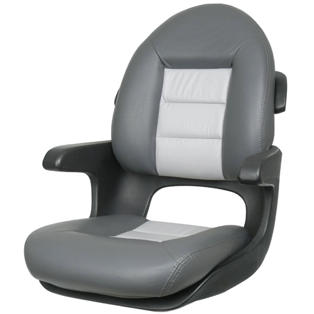 Tempress 57017 Elite Helm High-Back Boat Seat - Charcoal/Gray