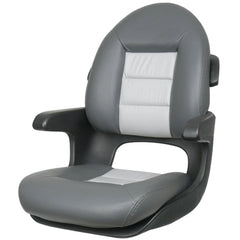 Tempress 57017 Elite Helm High-Back Boat Seat - Charcoal/Gray