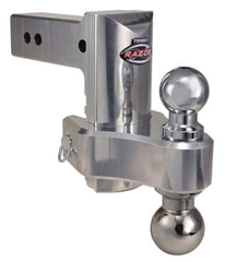 TRIMAX TRZ6AL-HD Razor 6" Heavy-Duty Aluminum Adjustable Drop Hitch, Pin and Clip