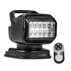 Golight 79514GT Radioray LED Searchlight with Wireless Remote and Magnetic Mount - Black