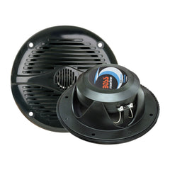 Boss Audio Systems MR60B 2-Way Marine Full Range Loudspeakers - 200W, 6.5" Black Pair