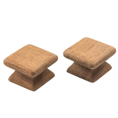 Whitecap 60130-A Square Drawer Knob 1-1/8" - 2-Pack