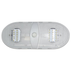 Diamond Group DG65430VP Slim Line LED Dome Light - Double, 5500K, Daylight White