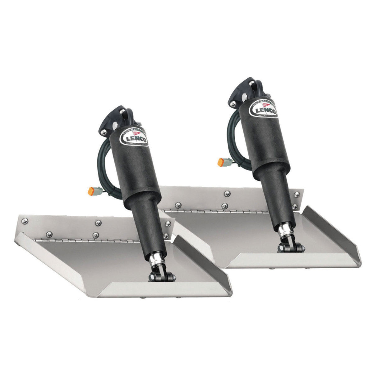 Lenco Marine 15016-101 Electric Edge Mount Trim Tab Kit Without Switch - 12" x 12"