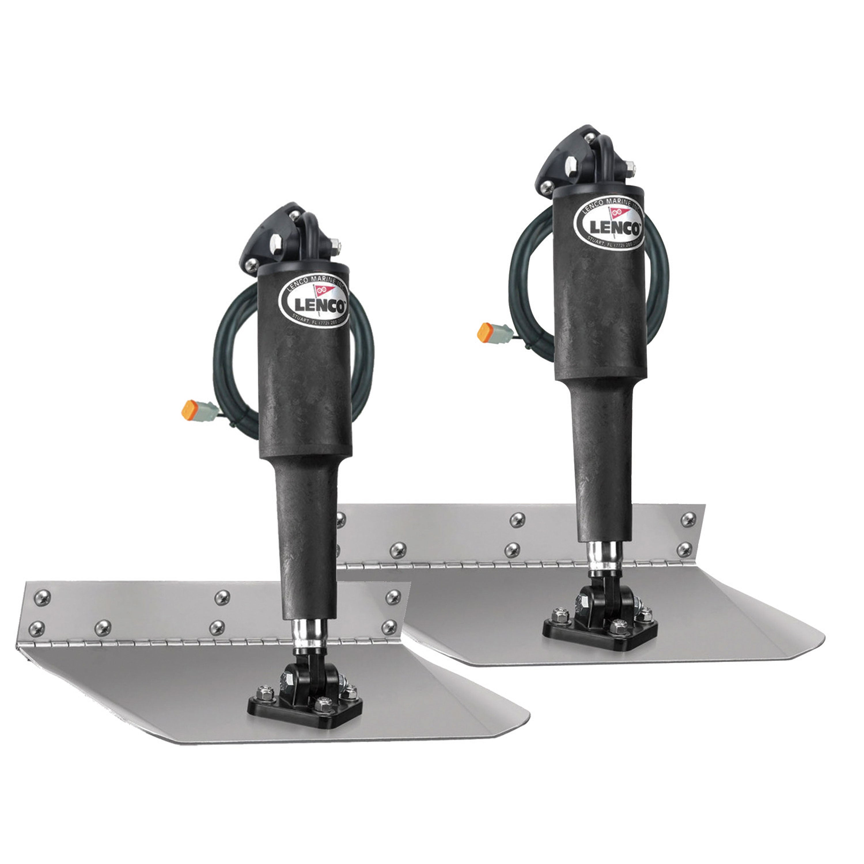 Lenco Marine 15001-101 Electric Standard Mount Trim Tab Kit Without Switch - 9" x 12"