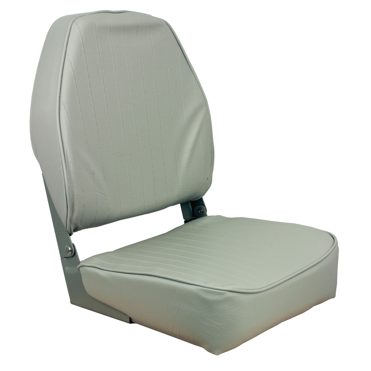 Springfield 1040643 High Back Folding Coach Seat - Gray