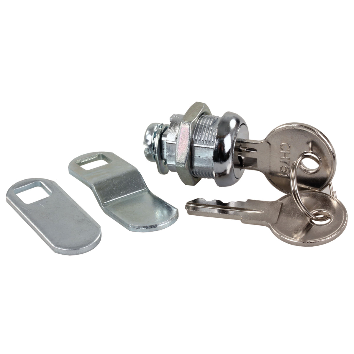 JR Products 00305 Standard Compartment Door Key Lock - 5/8"