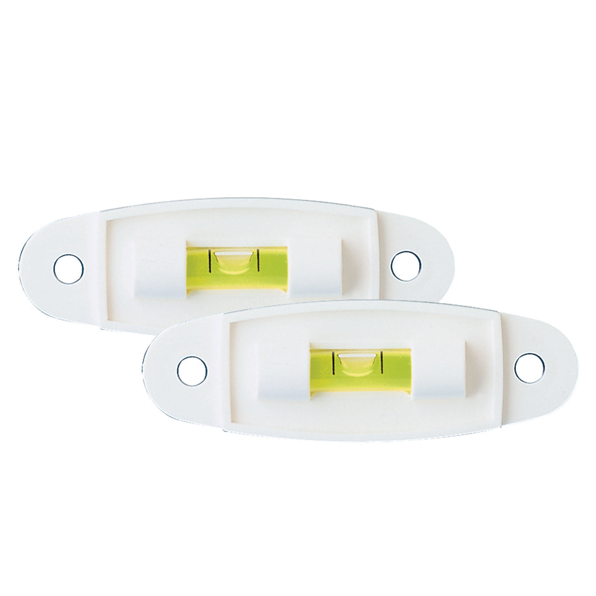 RV Designer E409 Bubble Level - Screw-On, 2-1/2" x 1-3/4"
