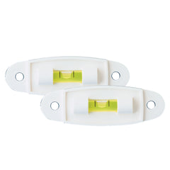 RV Designer E409 Bubble Level - Screw-On, 2-1/2" x 1-3/4"