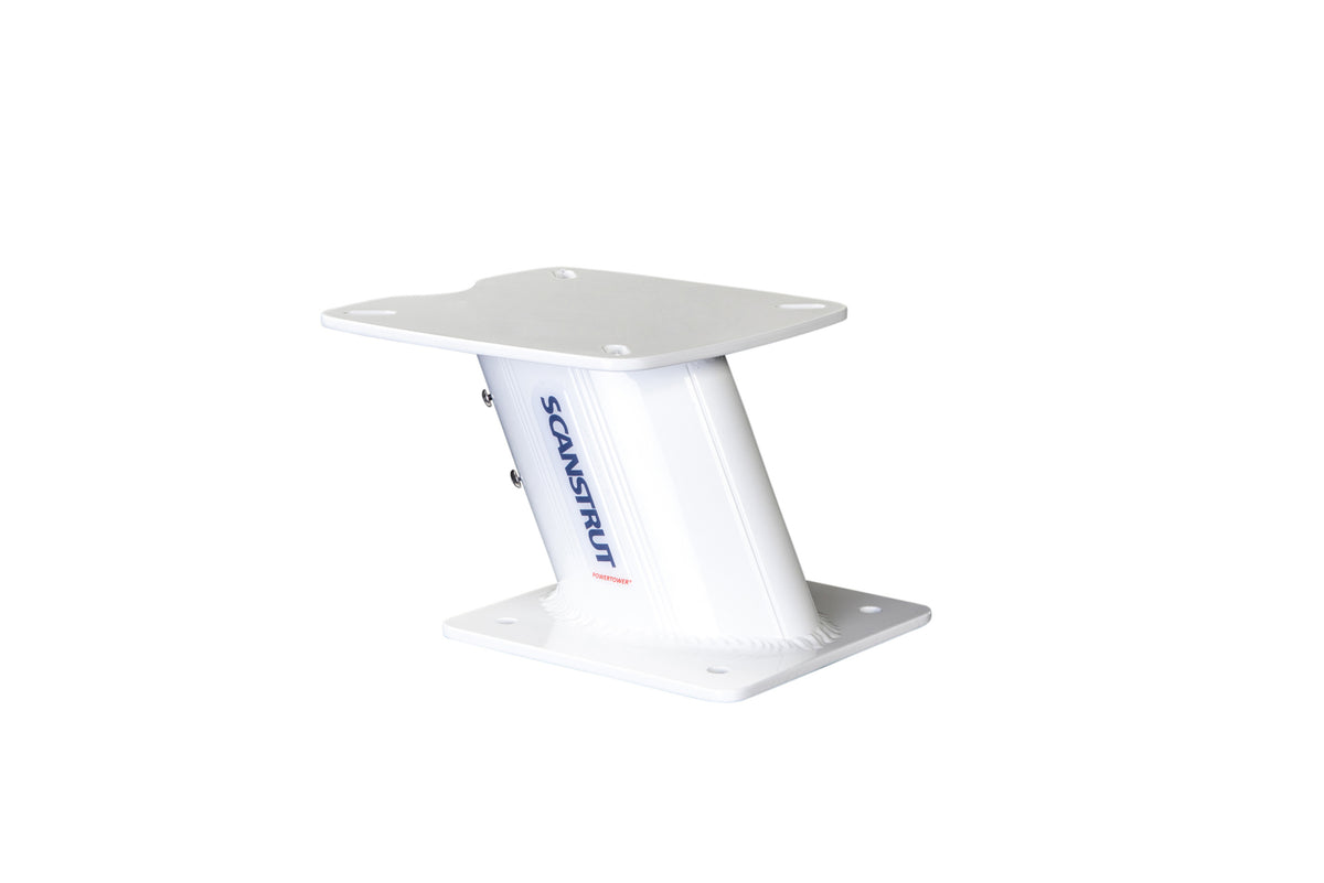 Scanstrut APT-150-02 Aluminum Powertower Aft Leaning - 6", White