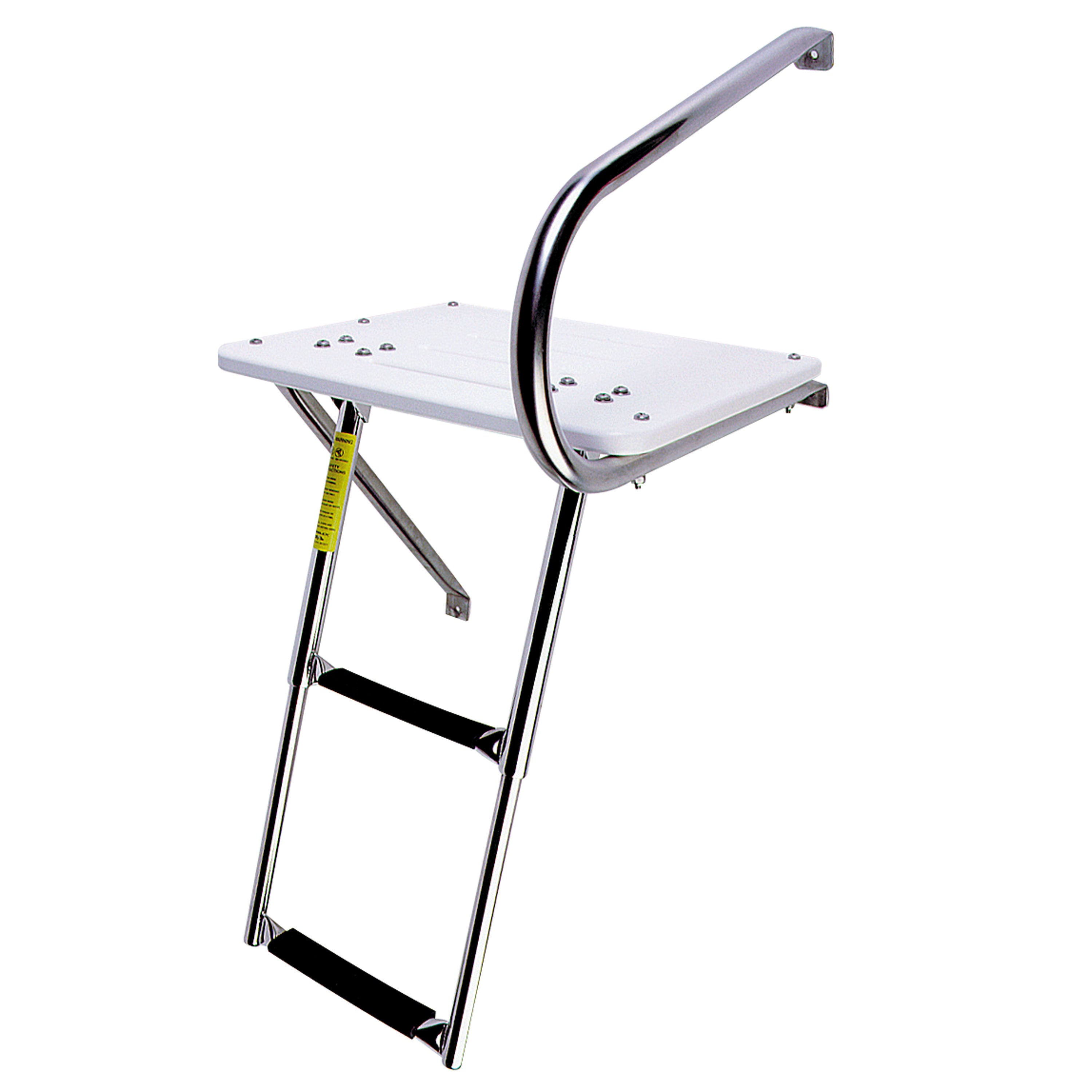 Garelick 19536 Eez-In Combo Outboard Transom Platform/Telescopic Ladder