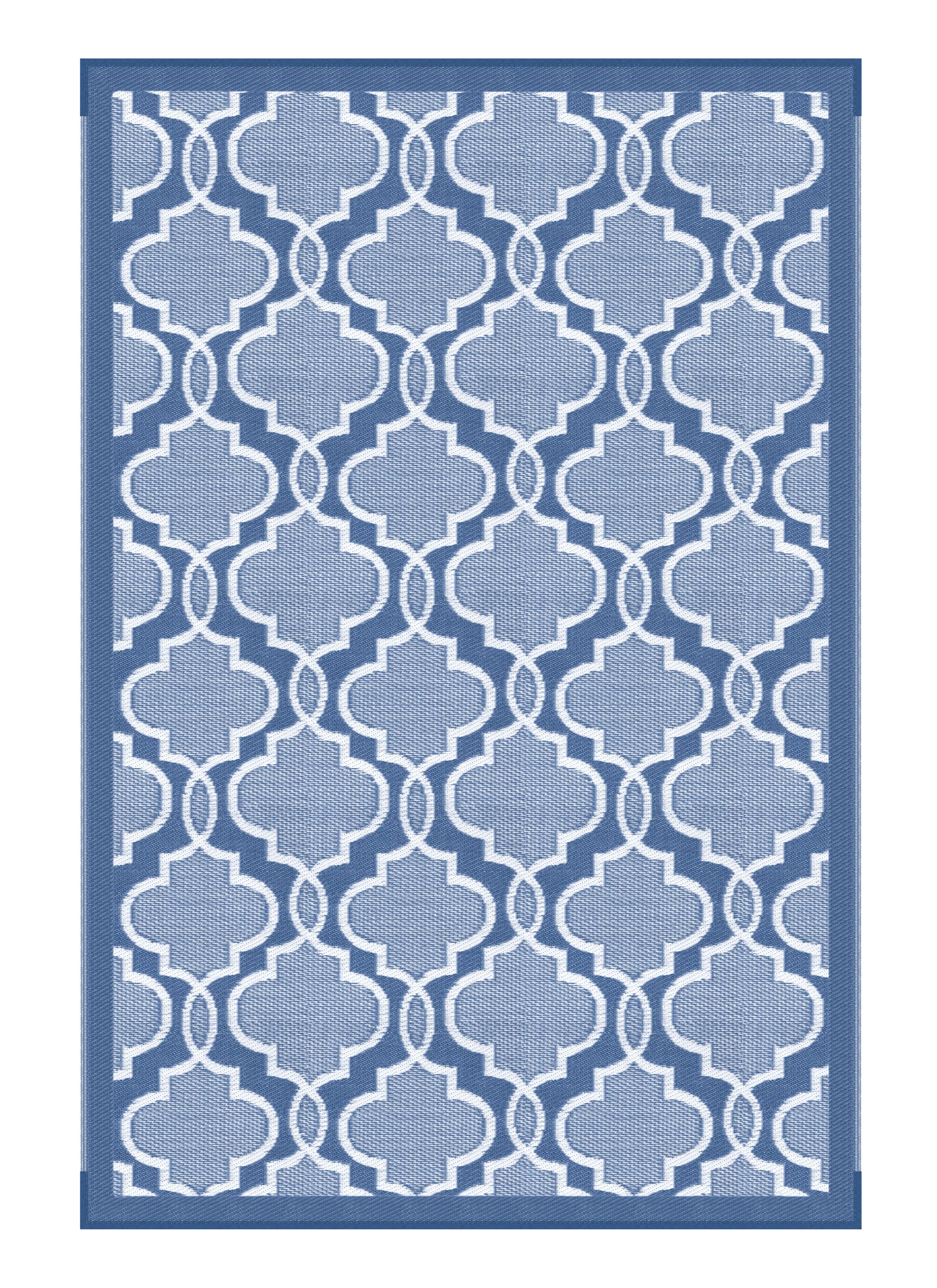 Lippert 2021028005 All Weather Patio Mat - 6' x 9', Blue