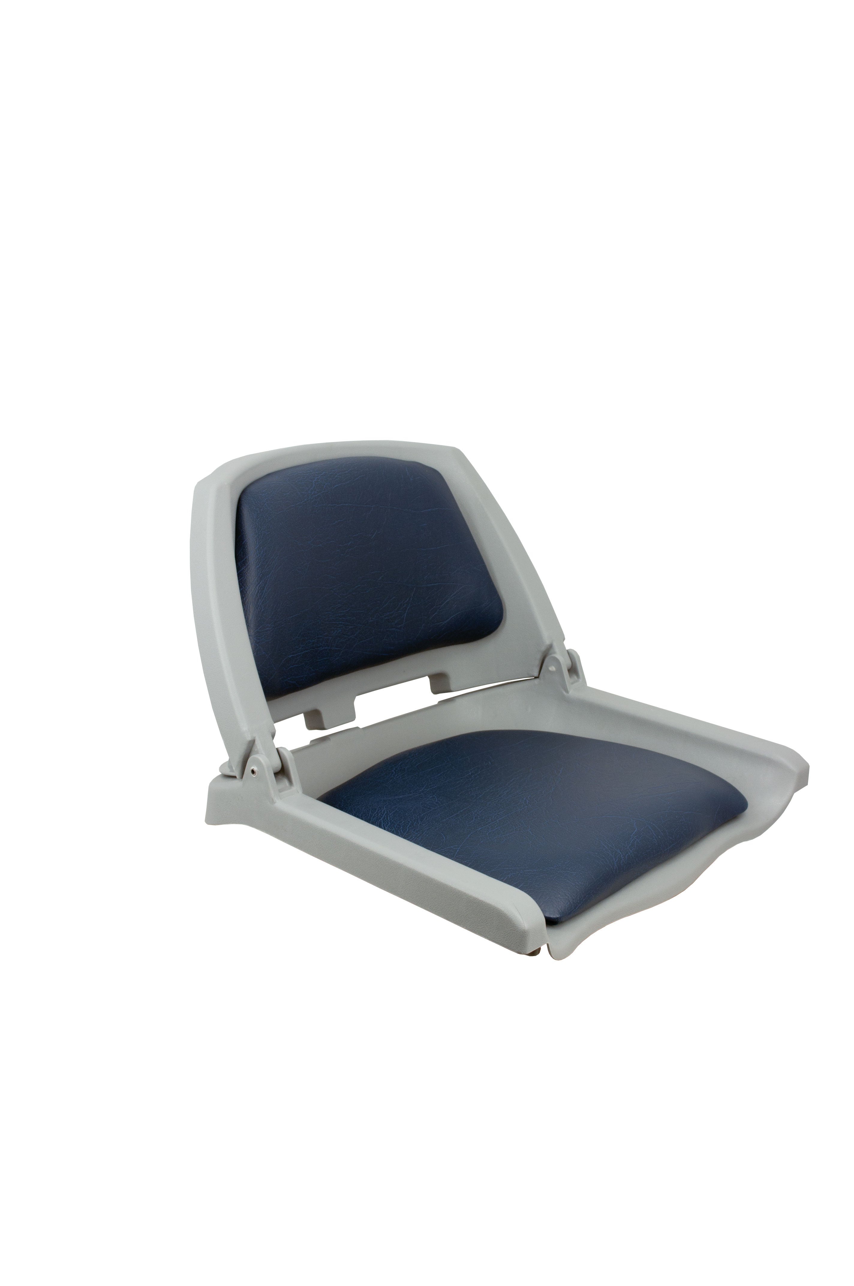 Springfield 1061112-C Traveler Folding Seat - Gray with Blue Cushion