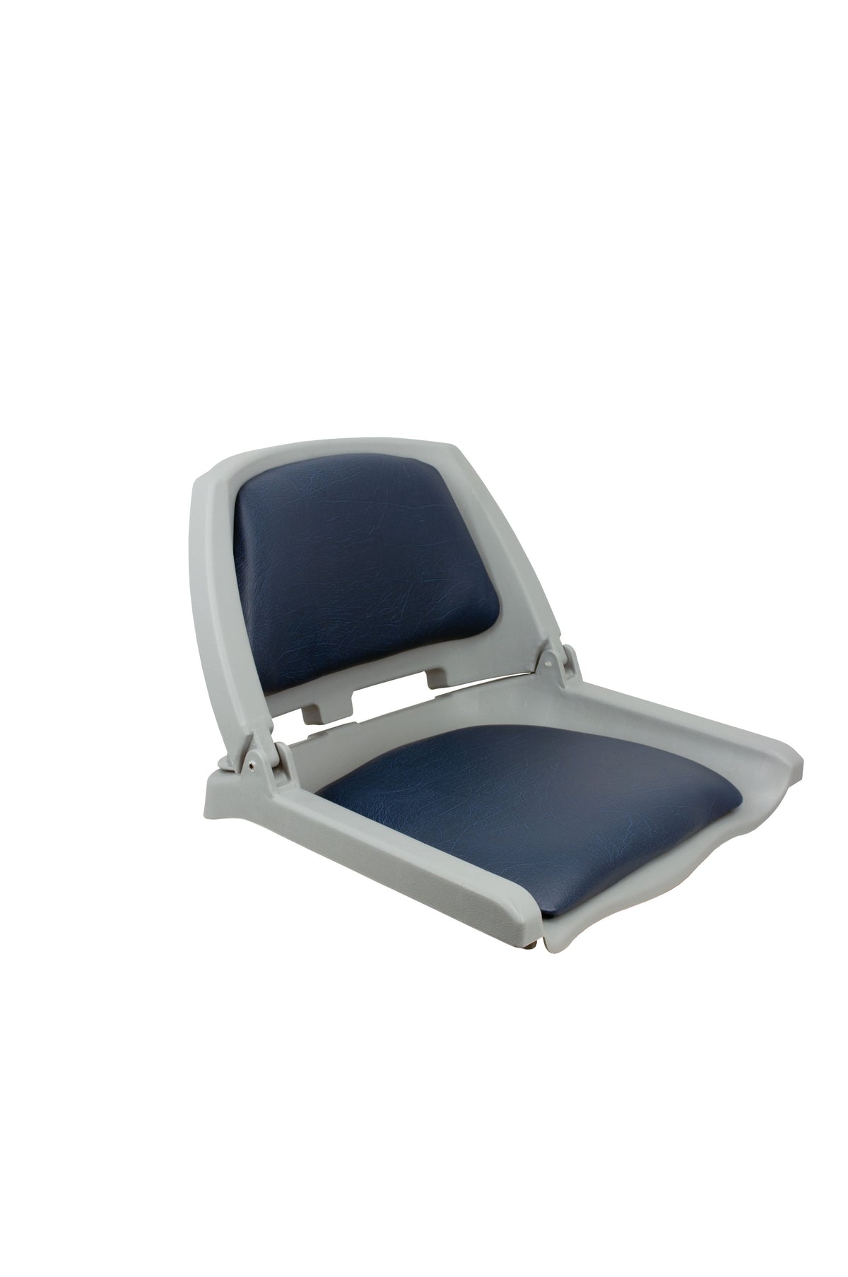 Springfield 1061112-C Traveler Folding Seat - Gray with Blue Cushion