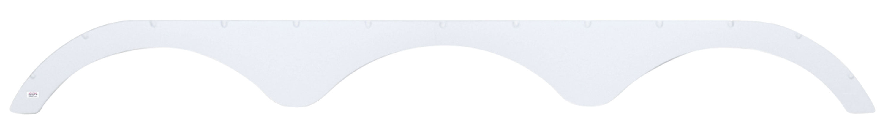 Icon 12327 Triple Axle Fender Skirt FS1931 for Heartland - Black