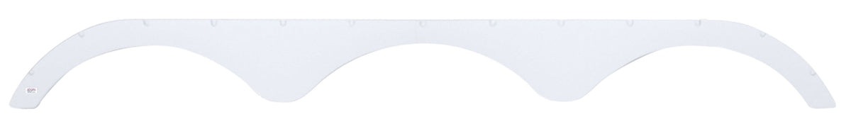 Icon 12327 Triple Axle Fender Skirt FS1931 for Heartland - Black