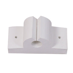 Whitecap 3750WC White Rubber Rod Tool Holder, 3/8" - 2-1/6" x 7/8"
