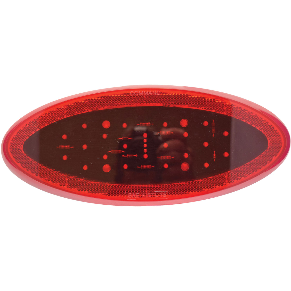 Fasteners Unlimited 003-85 Surface Mount Oval Elliptical LED Stop/Tail/Turn Light - Light Only CMD-003-85