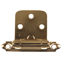 JR Products 70585 Self-Closing Flush Mount Hinge - Antique Brass