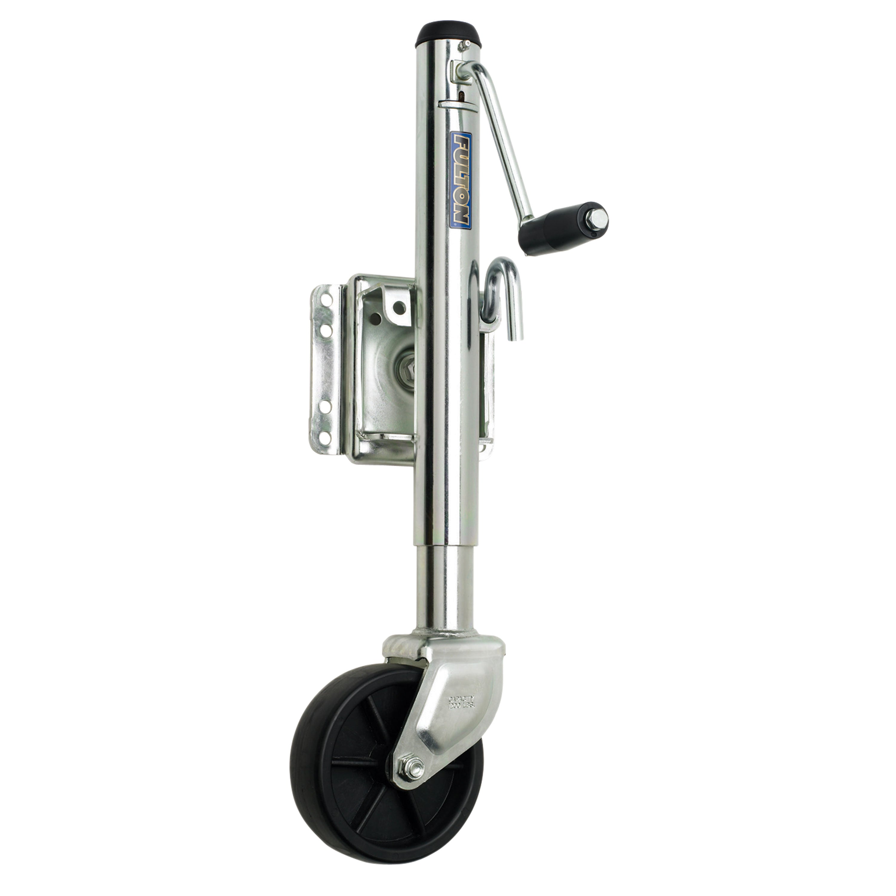 Fulton XP10 0101 Bolt-Thru Swivel-Mount Sidewind Trailer Jack with 6" Wheel - 1200 lbs.