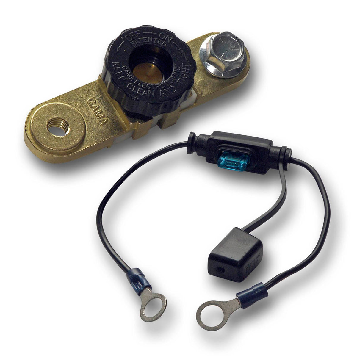 Battery Doctor 20310 Compact Battery Disconnect Switch With Fused Bypass - Side Mount