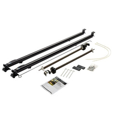 Lippert 434719 Classic Universal Awning Hardware Kit - 81" to 96" Tall, Black